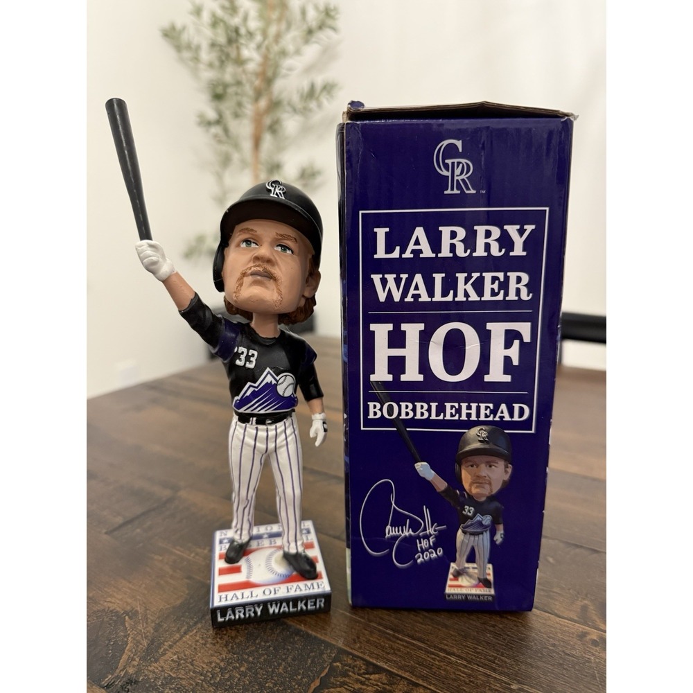 Larry Walker Colorado Rockies Hall of Fame HOF 2020 Bobblehead New
